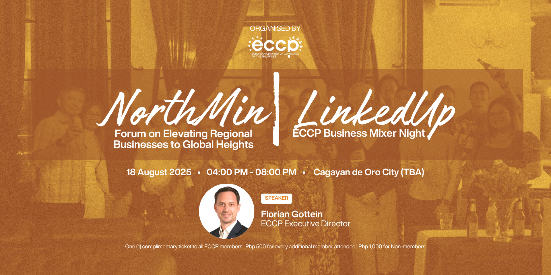 NorthMin: Forum on Elevating Regional Businesses to Global Heights & LinkedUp: ECCP Business Mixer Night