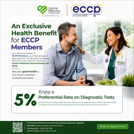 CMI Perk for ECCP Members: 5% Preferential Rate on Diagnostic Tests
